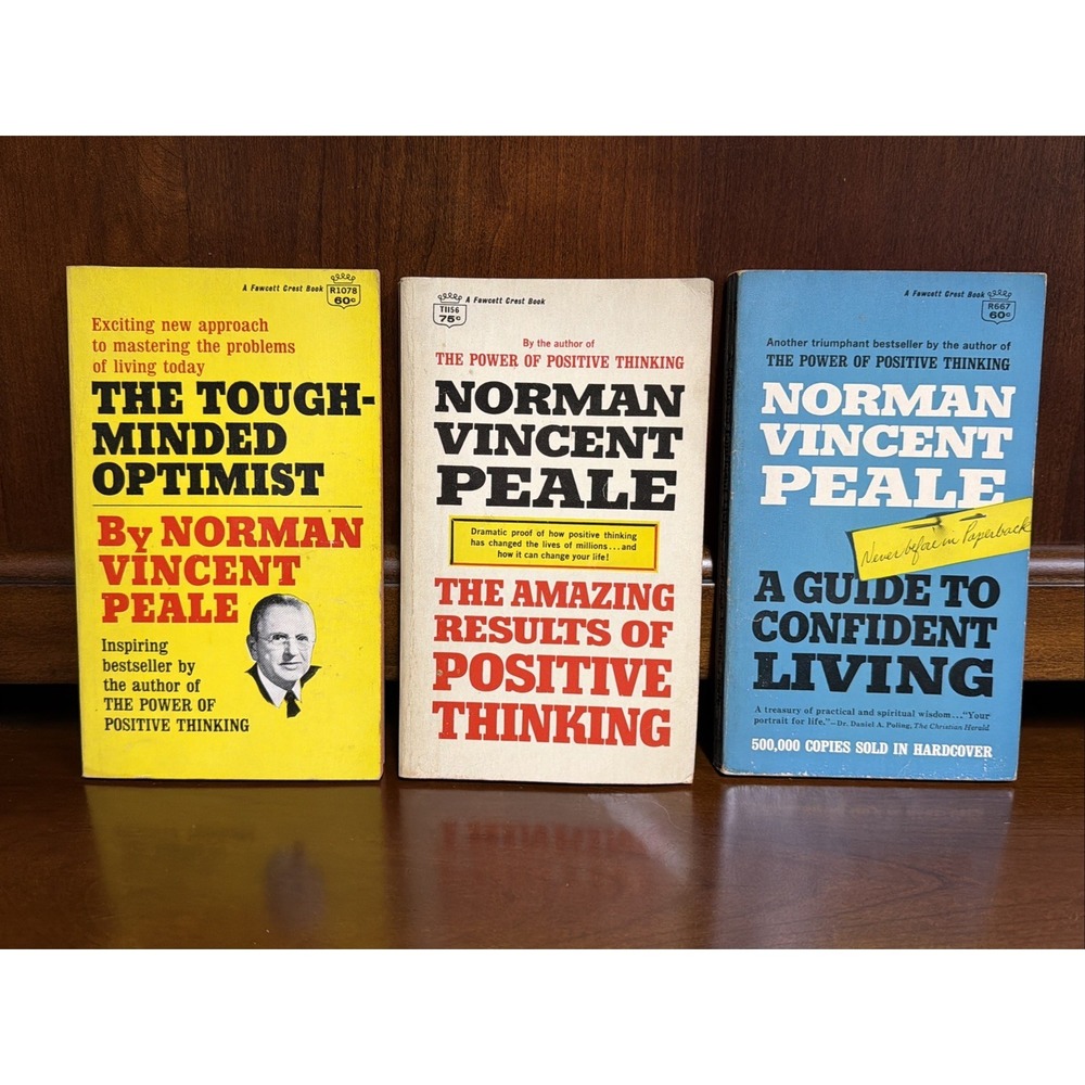 Norman Vincent‎ Peale books. PB The Tough Minded Optimist And 2 More